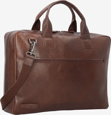 Plevier Document Bag in Brown