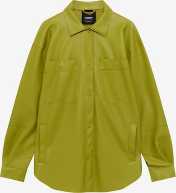 Pull&Bear Between-season jacket in Green: front