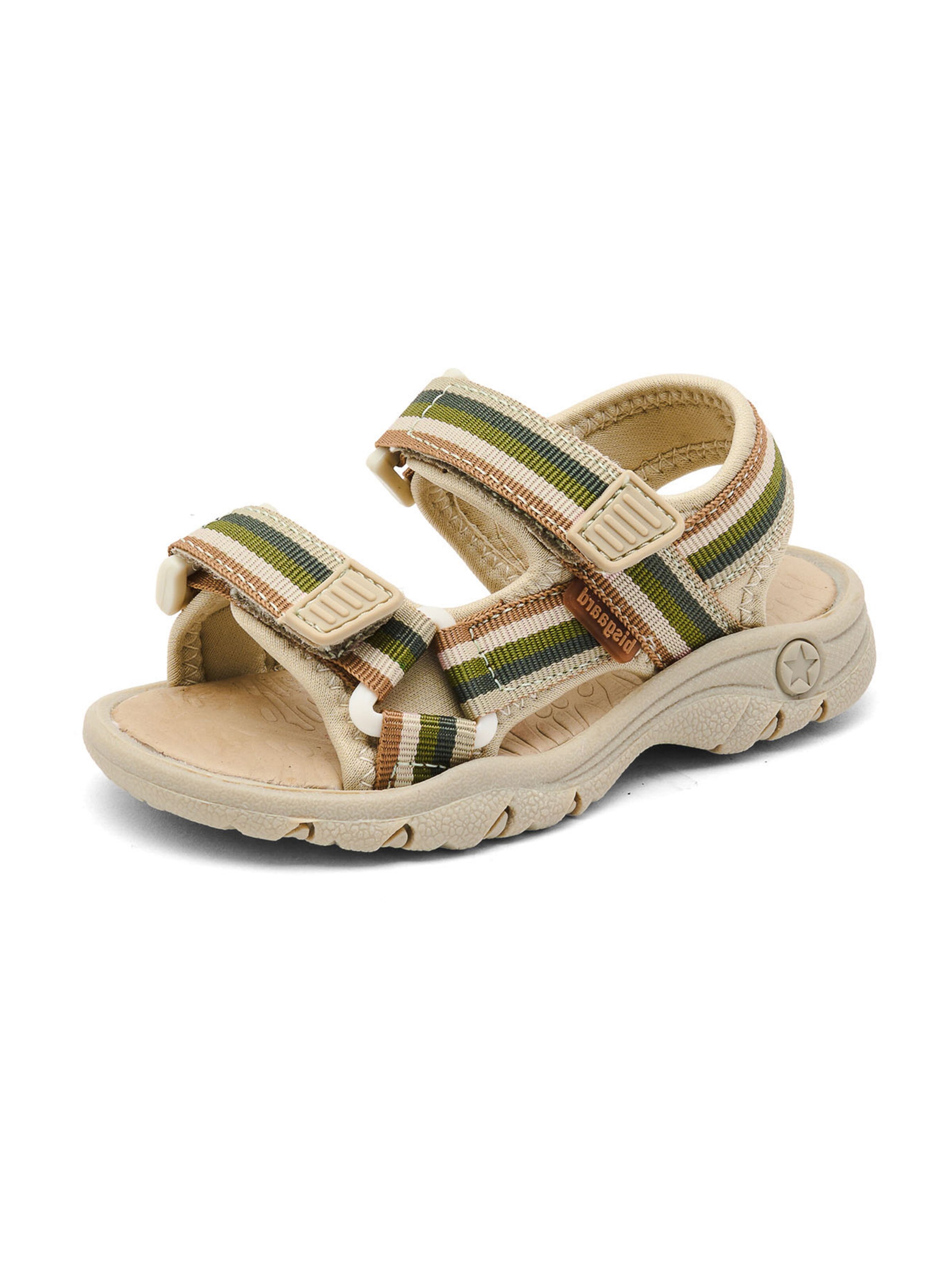 BISGAARD Sandaalid 'Nico', värv roheline: eest vaates