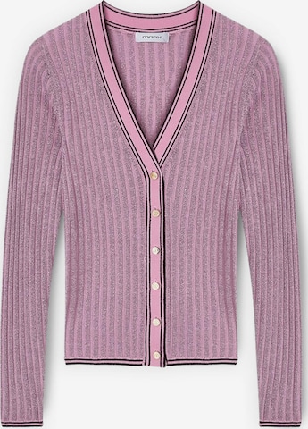 Cardigan MOTIVI en rose : devant