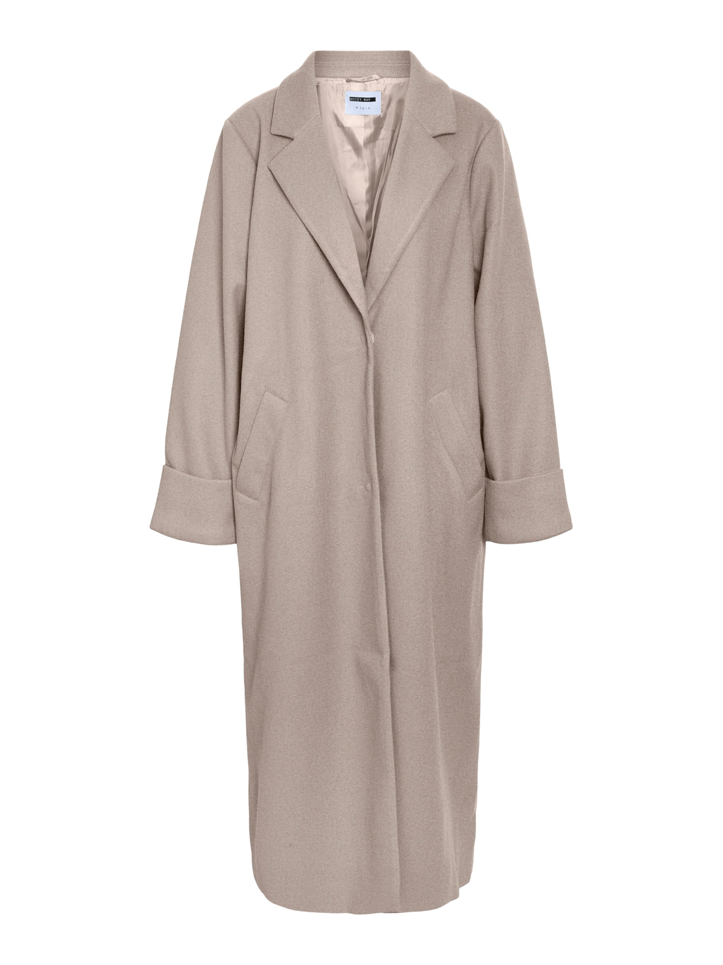 Noisy may Between-Seasons Coat 'NMCADDY' in Beige: front