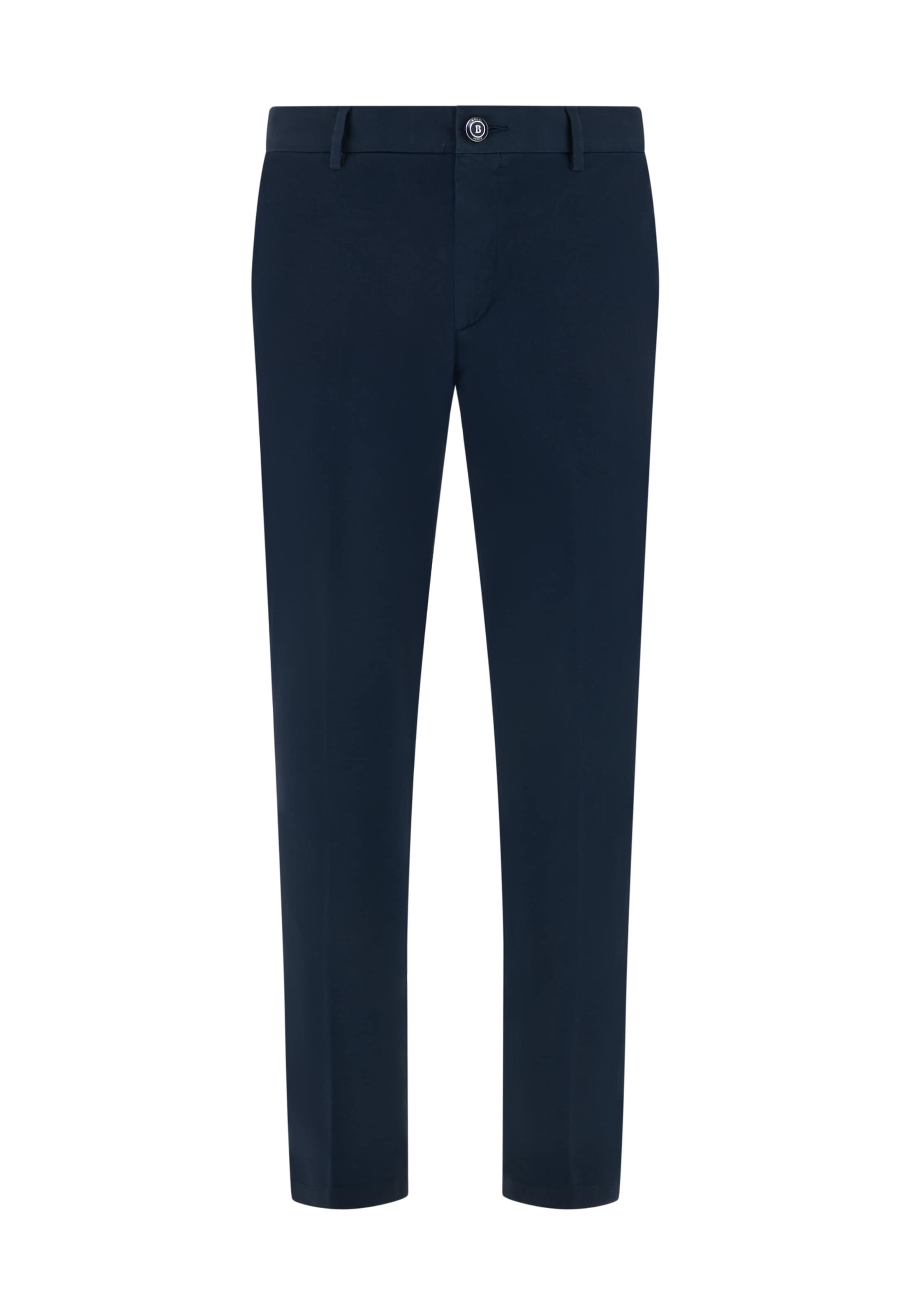 Coupe slim Pantalon chino Boggi Milano en bleu : devant