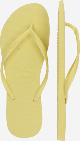 HAVAIANAS T-Bar Sandals 'Slim' in Yellow