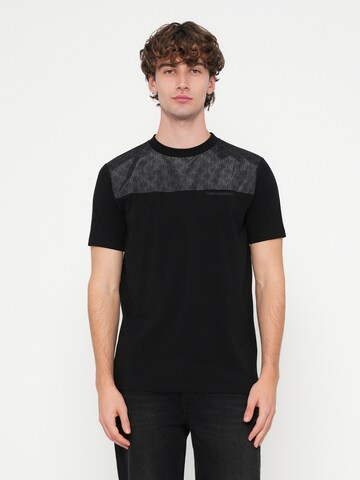 Tricou de la Karl Lagerfeld pe negru: față