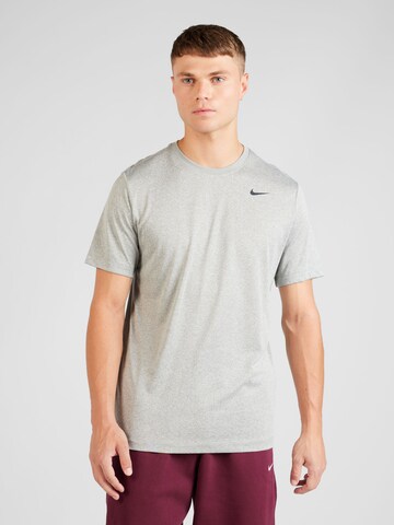 NIKE Functioneel shirt in Grijs: voorkant