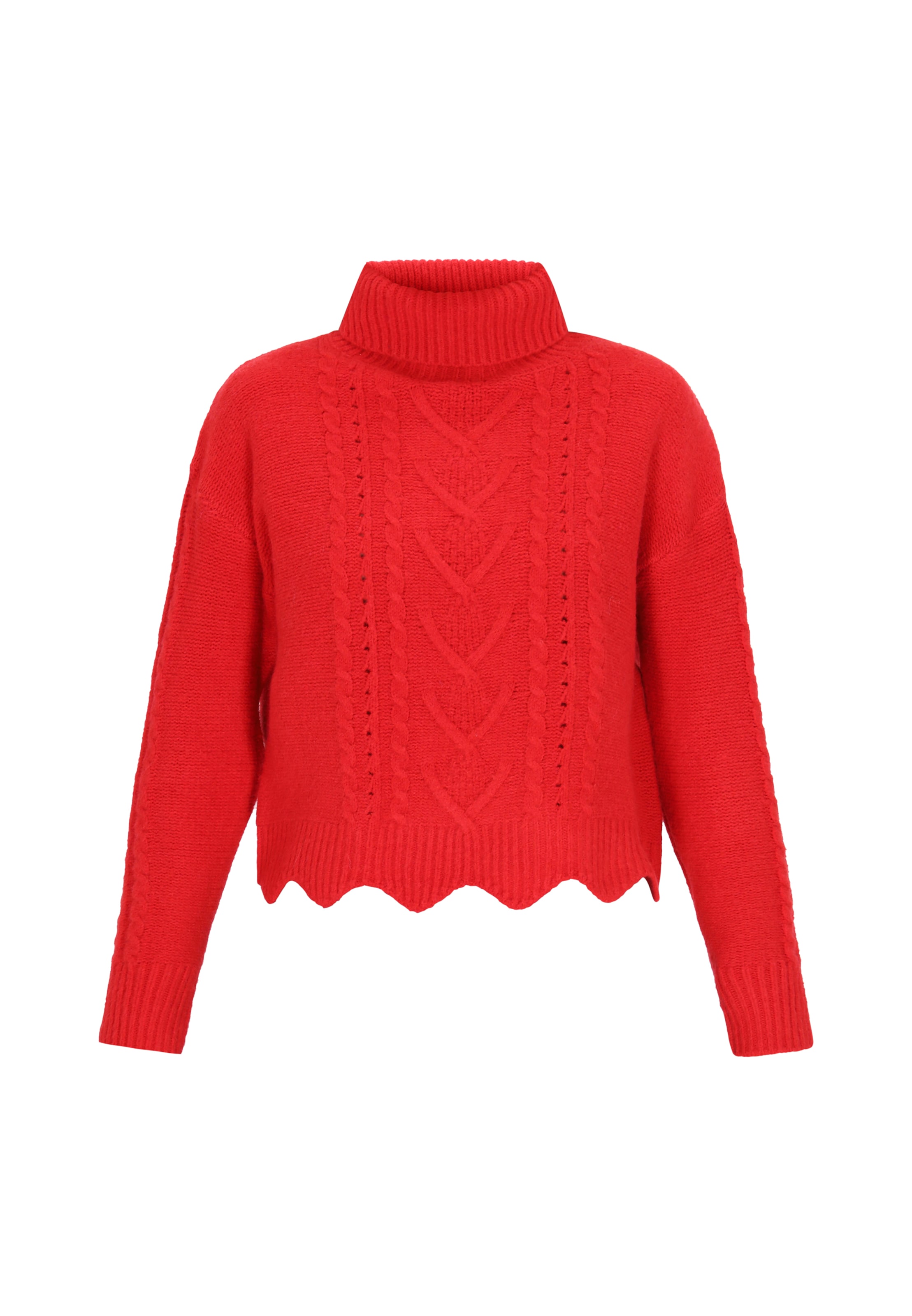 MYMO Пуловер в червено: отпред