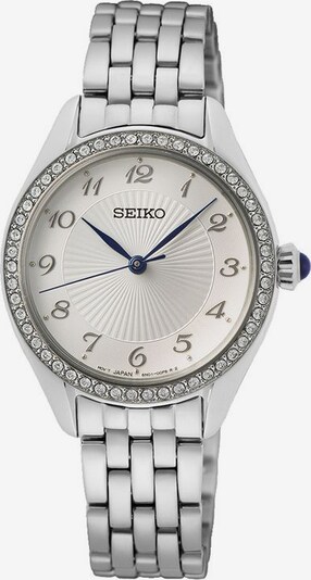 SEIKO Quarzuhr in silber, Produktansicht