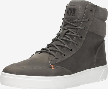 HUB High-Top Sneakers 'Dublin 2.0' in Grey: front