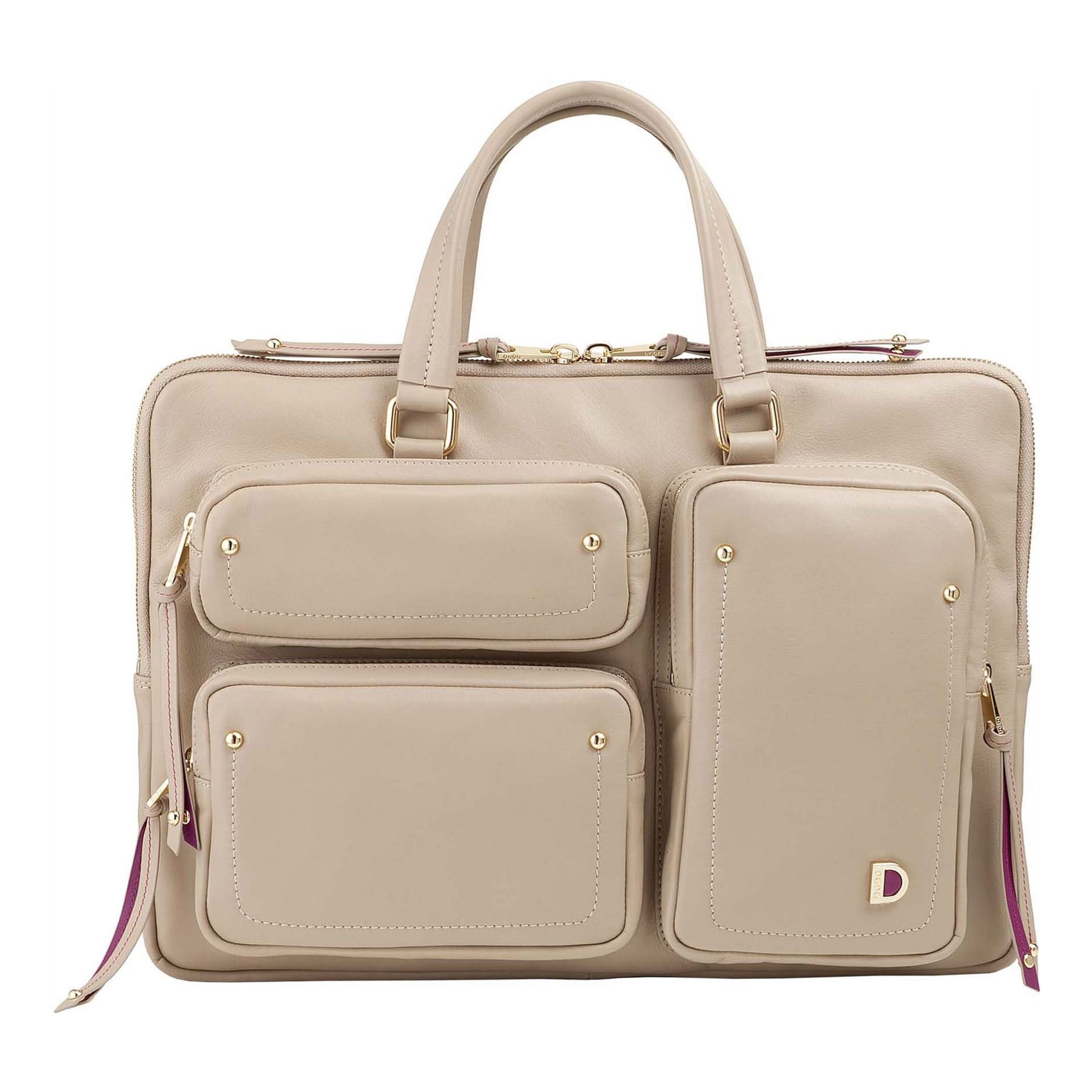 Porte-documents DuDu en beige : devant