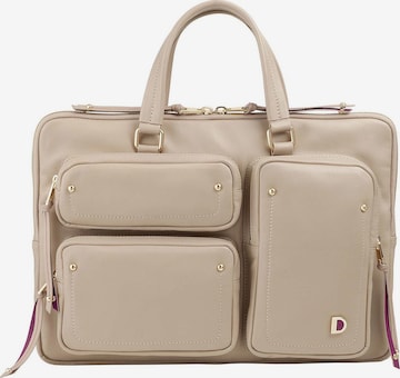 Porte-documents DuDu en beige : devant