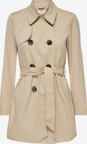 ONLY Between-Seasons Coat 'Valerie' in Brown: front