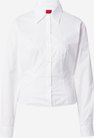 HUGO Red Blouse in White: front