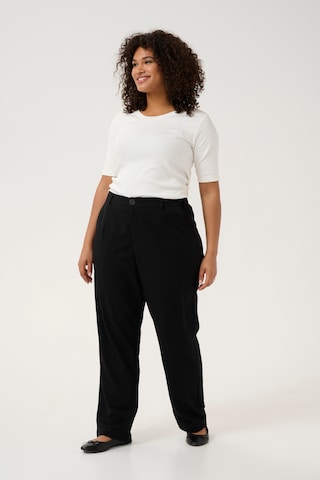 KAFFE CURVE Loose fit Pants 'Merla' in Black