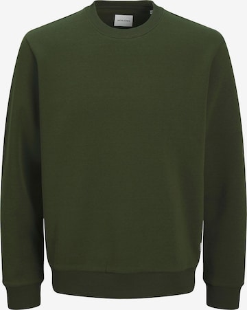 Jack & Jones Plus Sweatshirt 'JJEBradley' in Grün: Vorderseite