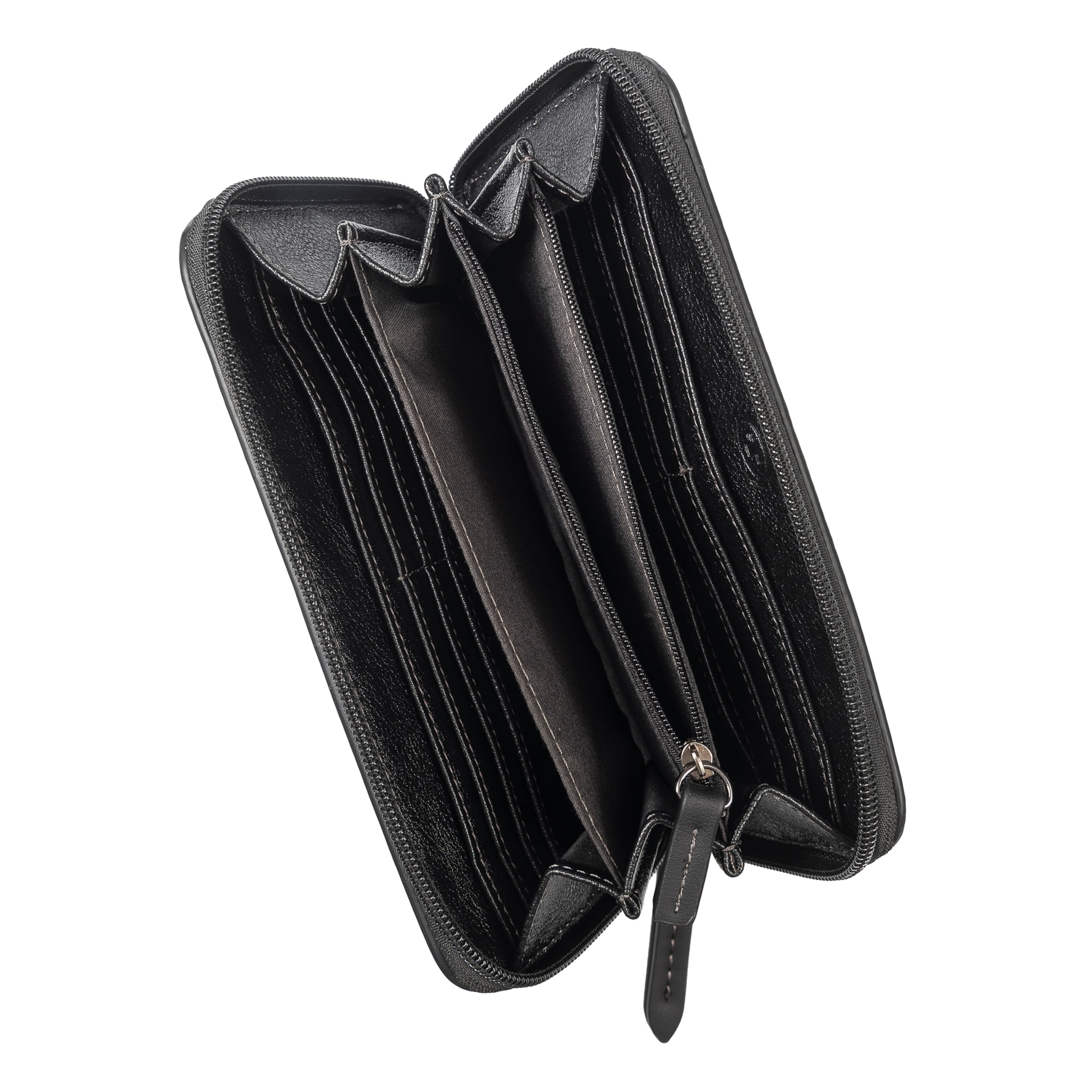 TOM TAILOR Portemonnaie 'GIA' in Schwarz
