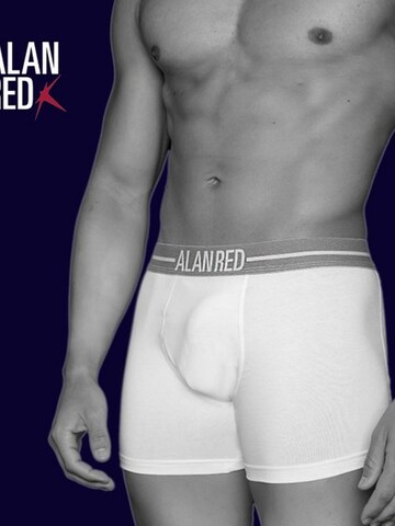 alan red Boxershorts in Wit: voorkant