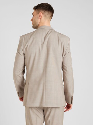 BOSS - Slimfit Traje 'Huge' en beige