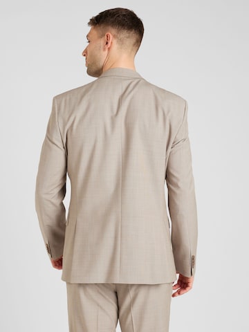 BOSS Black Slim fit Suit 'Huge' in Beige