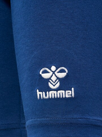 Hummel Slimfit Sportbroek in Blauw