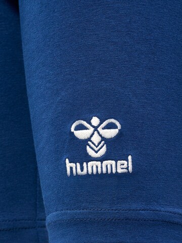 Hummel Slimfit Sporthose in Blau