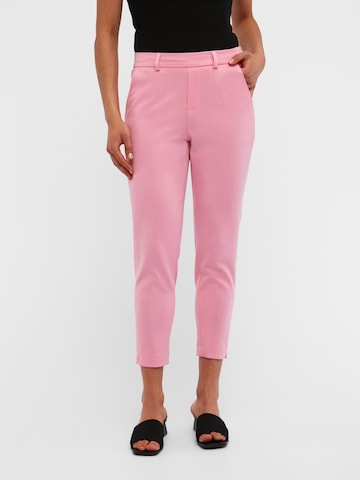 Tapered Pantaloni 'Lisa' di OBJECT in rosa: frontale