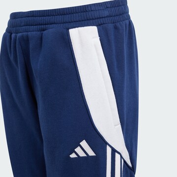 Effilé Pantalon de sport 'Tiro 24' ADIDAS PERFORMANCE en bleu