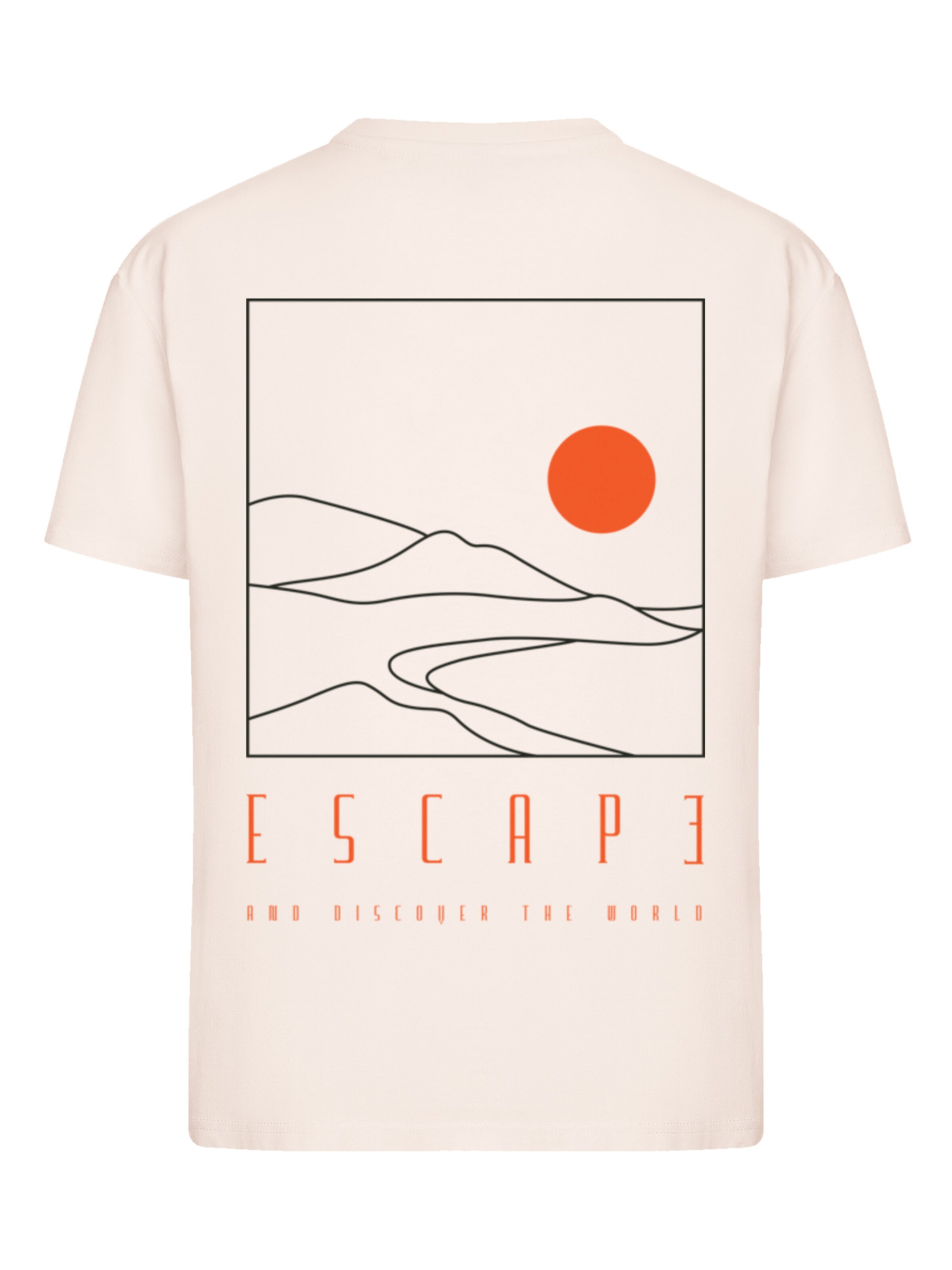 F4NT4STIC Shirt 'Escape Discover the World Landscape' in Pink