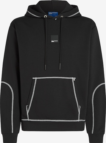 KARL LAGERFELD JEANSSweater majica - crna boja: prednji dio