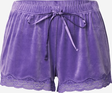 Pantalon de pyjama Hunkemöller en violet : devant