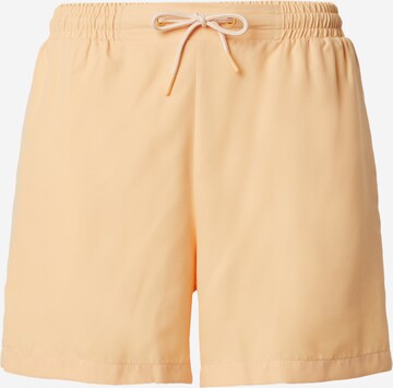 ABOUT YOU x Kevin Trapp Badeshorts 'Ibrahim' in Orange: predná strana