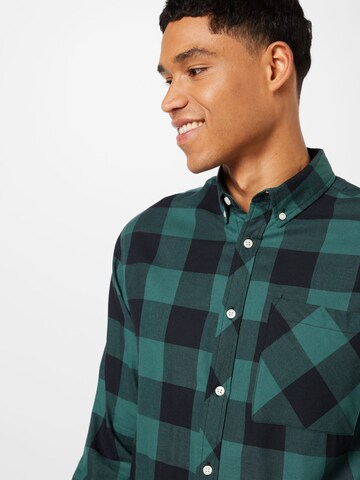 Redefined Rebel Regular fit Button Up Shirt 'Owen' in Green