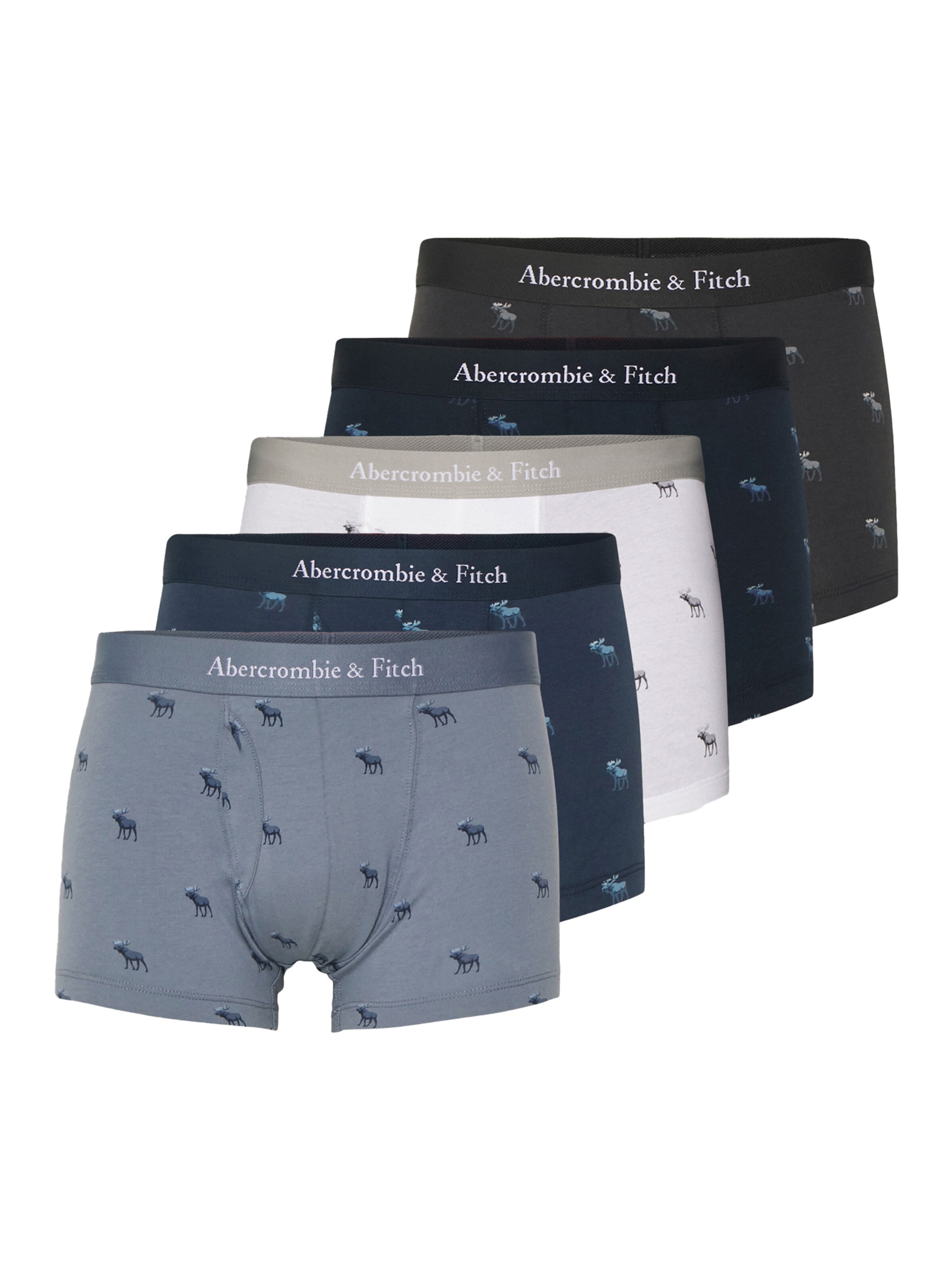 Abercrombie & Fitch Boxer shorts in Blue: front