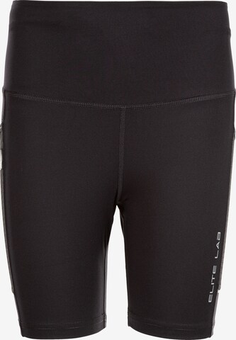 ELITE LAB Skinny Broek 'Run Elite X1' in Zwart: voorkant