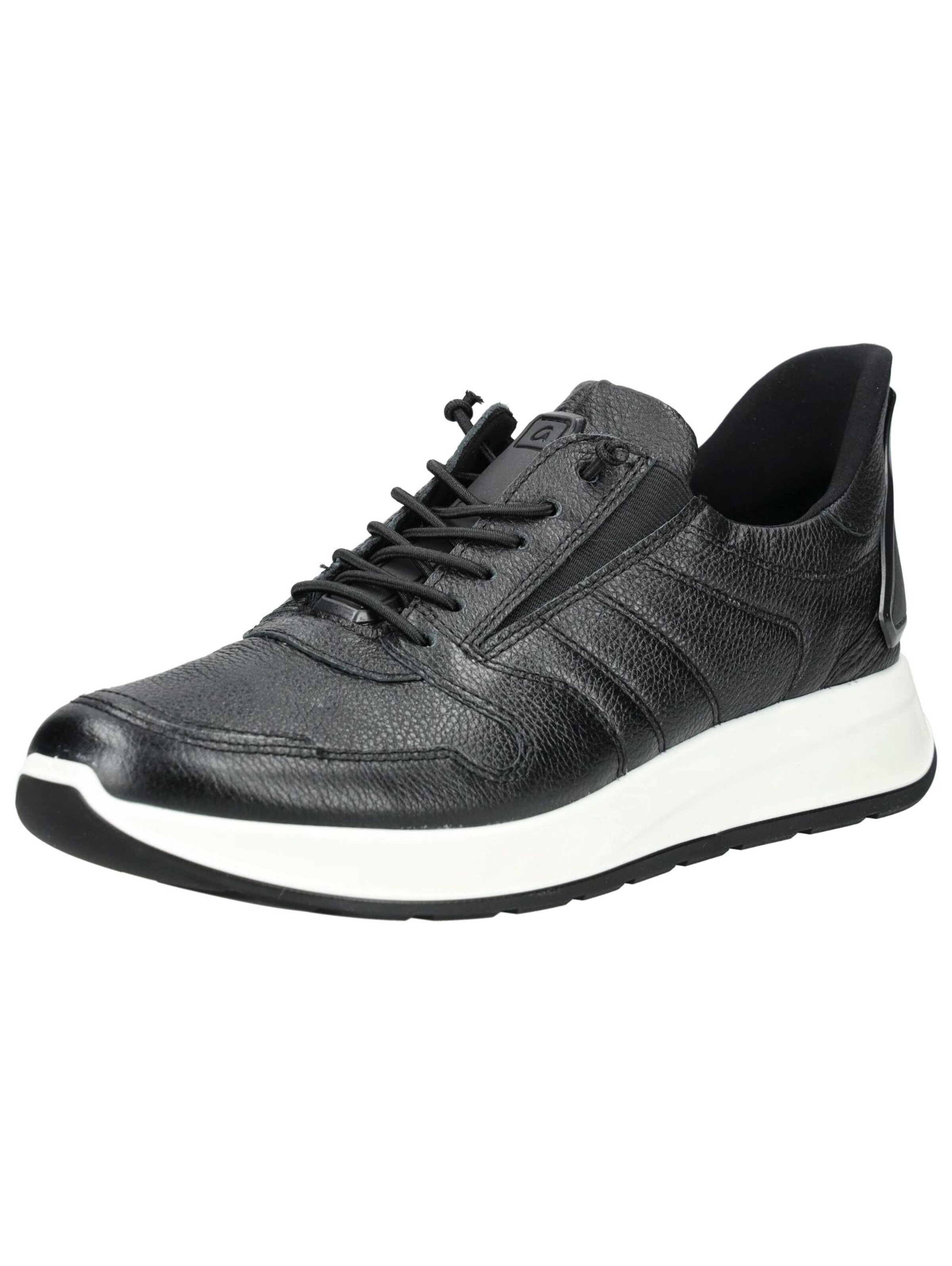 ARA Platform trainers in Black: front