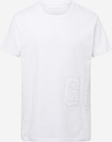 T-Shirt GUESS en blanc : devant