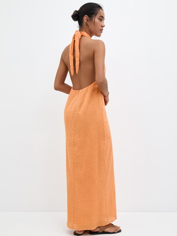 Robe d’été Pull&Bear en orange