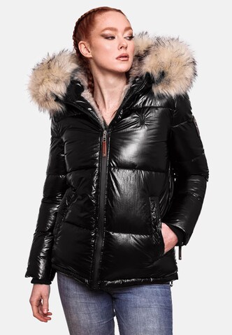 NAVAHOO Winter jacket 'Tikunaa' in Black: front