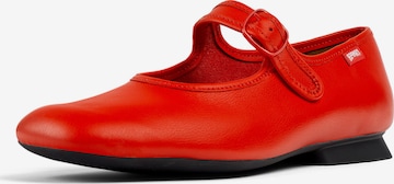 CAMPER Ballet Flats with Strap ' Casi Myra ' in Red: front