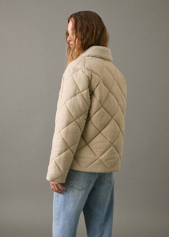 MANGO TEEN Winter Jacket in Beige