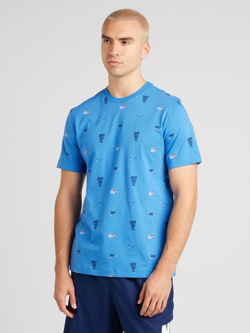 Nike Sportswear - Camiseta en azul: frente
