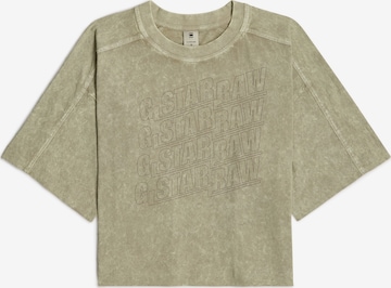 T-shirt G-STAR en beige : devant