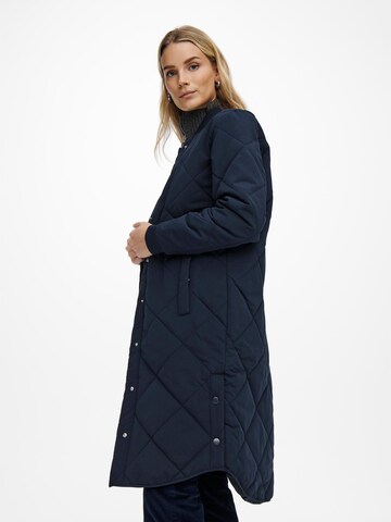 JDY Between-seasons coat 'Diana' in Blue