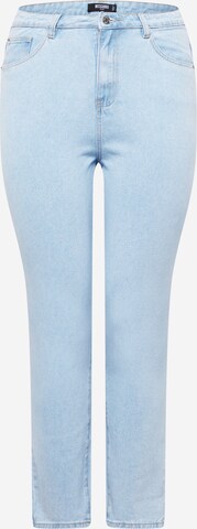 Missguided Plus Regular Jeans in Blau: predná strana