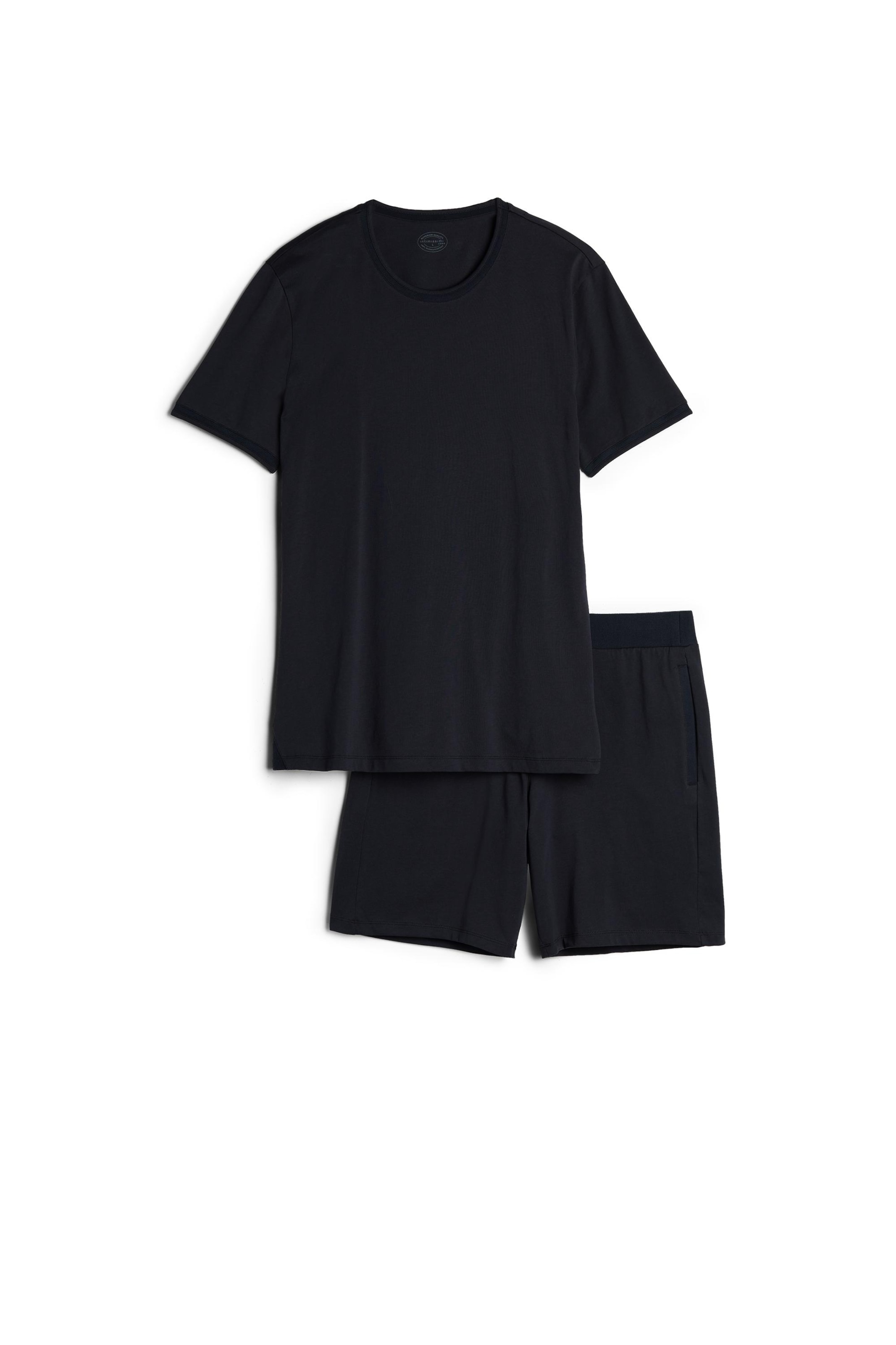 IUMAN Intimissimi Uomo Short Pajamas in Blue: front