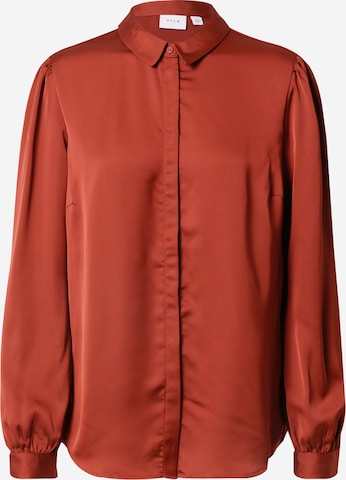 Camicia da donna 'ELLETTE' di VILA in rosso: frontale