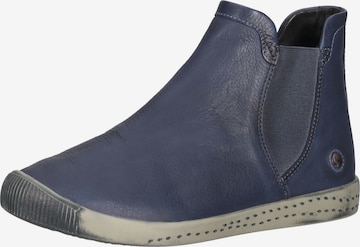 Softinos Chelsea Boots in Blue: front