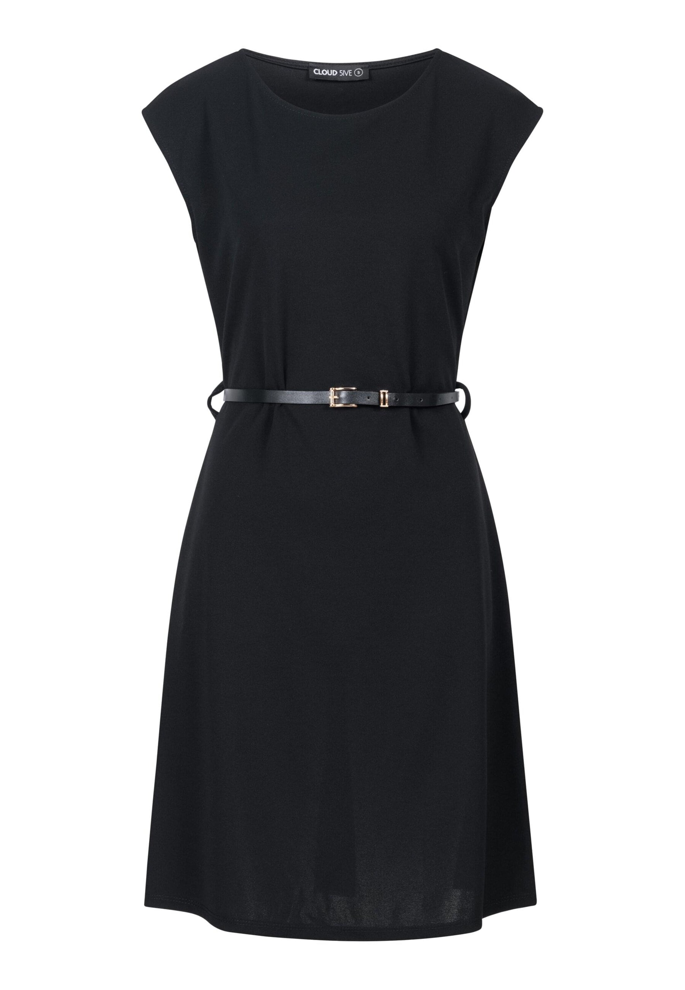 Cloud5ive Kleid in Schwarz: Vorderseite