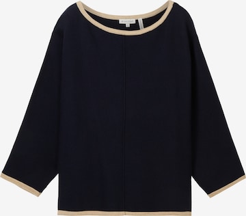 Pull-over TOM TAILOR en bleu : devant