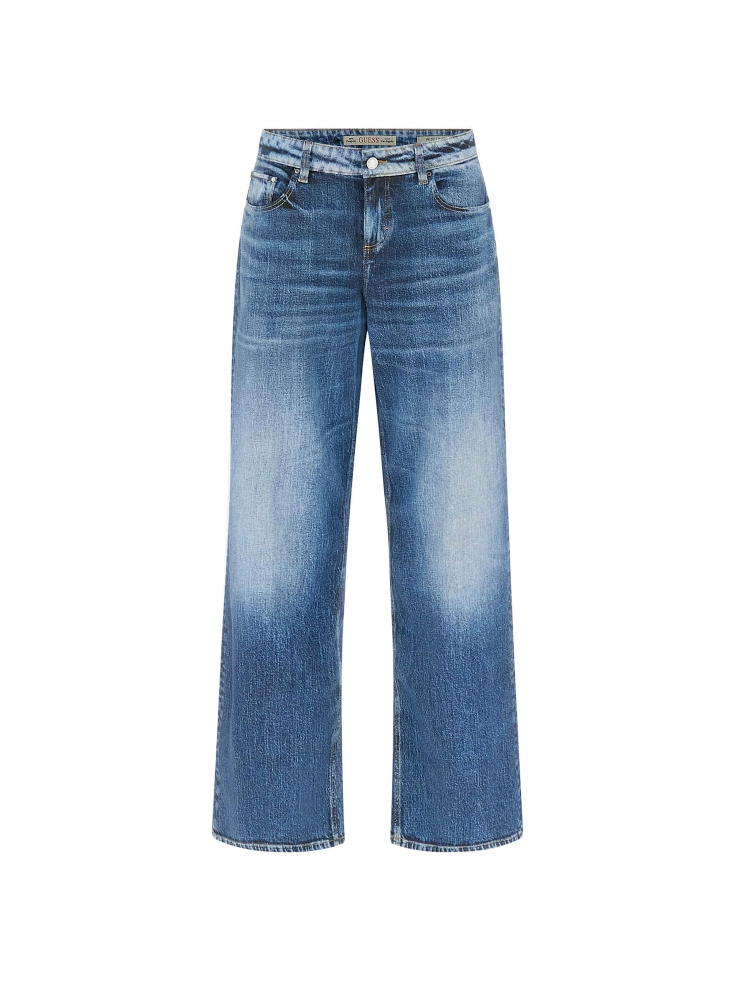 GUESS Wide leg Jeans in Blue: front