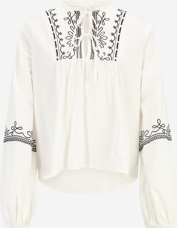 Only Tall Blouse 'NEW MONICA EDDA' in Wit: voorkant